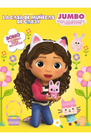 Portada de La casa de muñecas de Gabby Jumbo: Libro de colorear y actividades