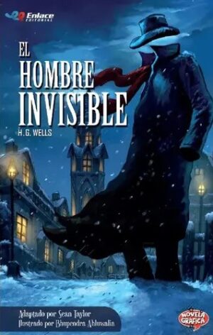 Portada de El hombre invisible, H. G. Wells - Novela Gráfica