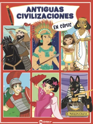 Portada de Antiguas civilizaciones, María López - Ilustrado (Tapa Dura)