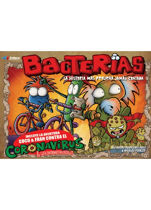 Portada de Bacterias, Alejandro Rodríguez Juele - Novela Gráfica