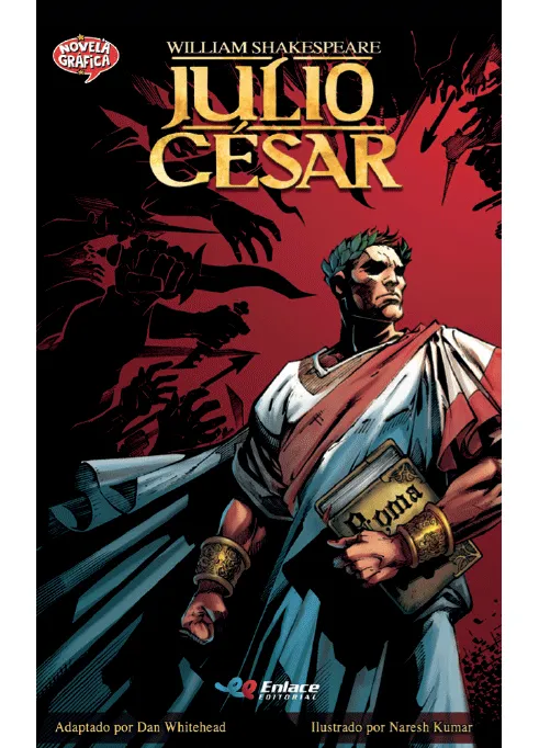 Portada de Julio César, William Shakespeare - Novela Gráfica