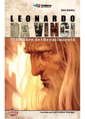 Portada de Leonardo da Vinci, Dan Danko - Novela Gráfica