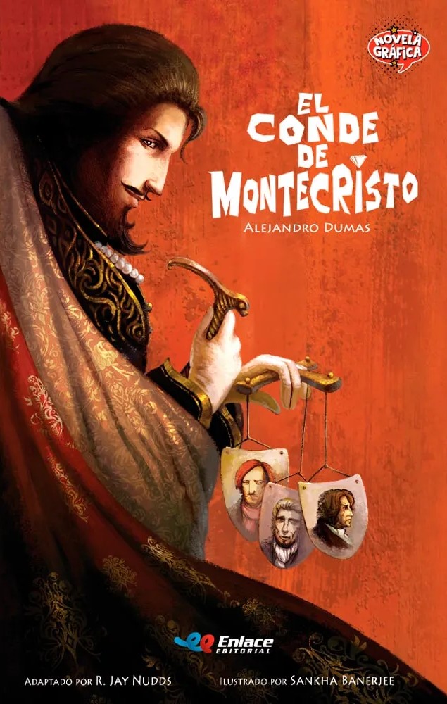 Portada de El conde de Montecristo, Alejandro Dumas - Novela Gráfica