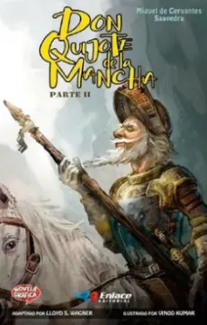 Portada de Don Quijote 2, Miguel de Cervantes Saavedra - Novela Gráfica