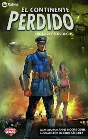 Portada de El continente perdido, Edgar Rice Burroughs - Novela Gráfica