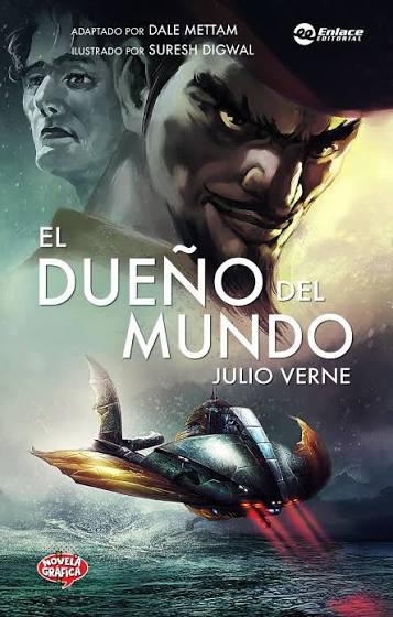 Portada de El amo del mundo, Julio Verne - Novela Gráfica