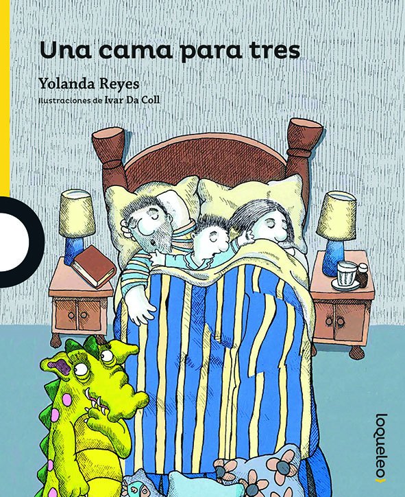 Portada de Una cama para tres – Loqueleo