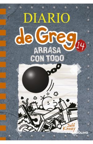 Portada de Diario de Greg 14. Arrasa con todo