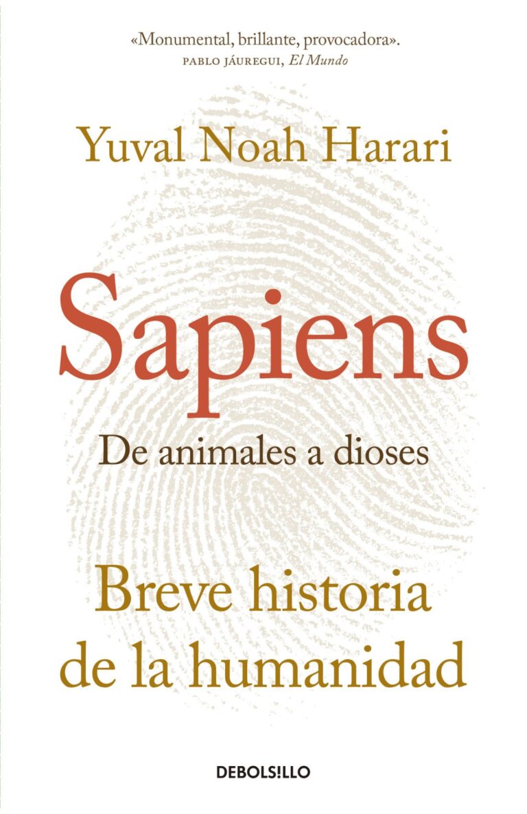 Portada de Sapiens. De animales a dioses