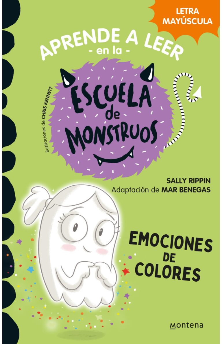 Portada de Aprender a leer en la Escuela de Monstruos 8 - Emociones de colores