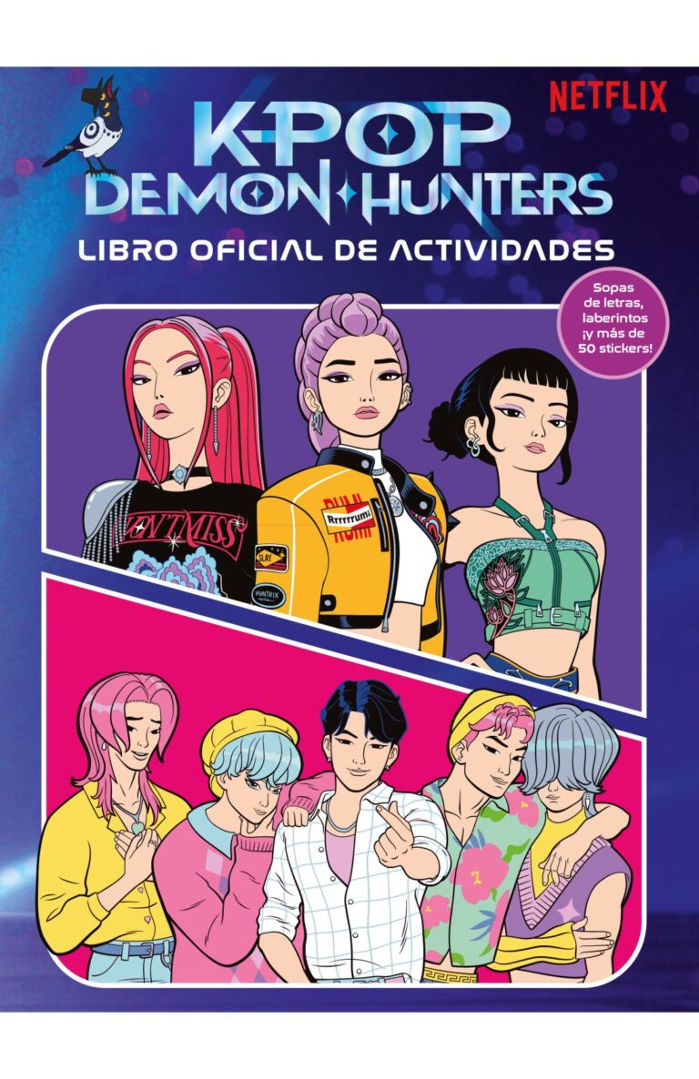 Portada de KPop Demon Hunters - Libro de actividades oficial