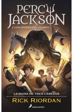 Portada de La diosa de tres cabezas (Percy Jackson y los dioses del Olimpo 7)