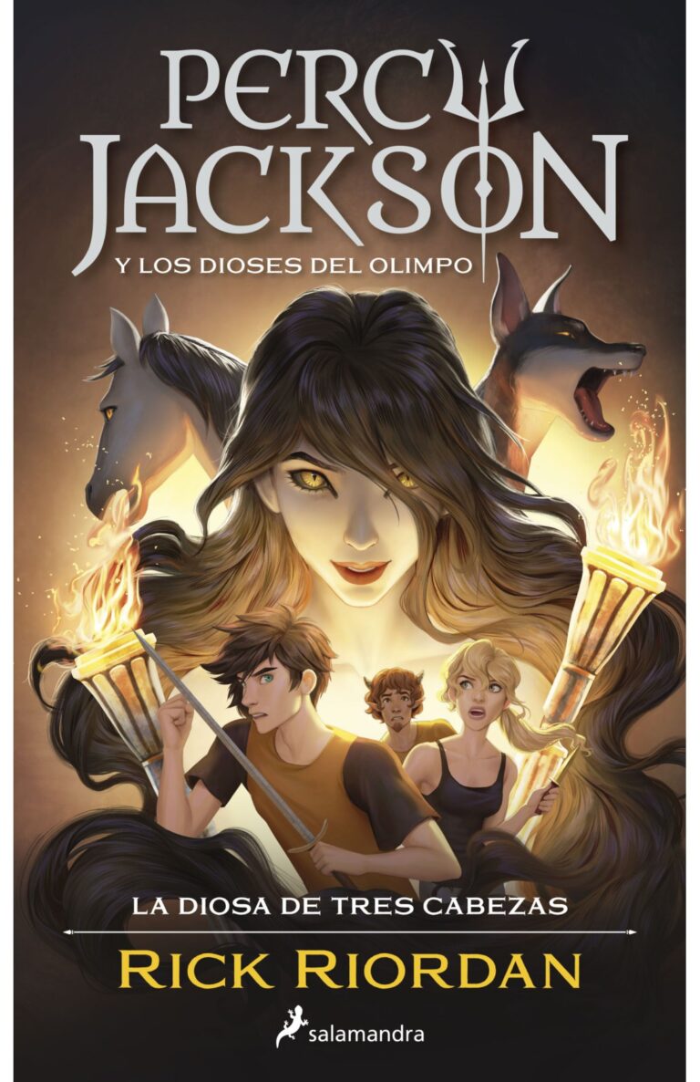 Portada de La diosa de tres cabezas (Percy Jackson y los dioses del Olimpo 7)