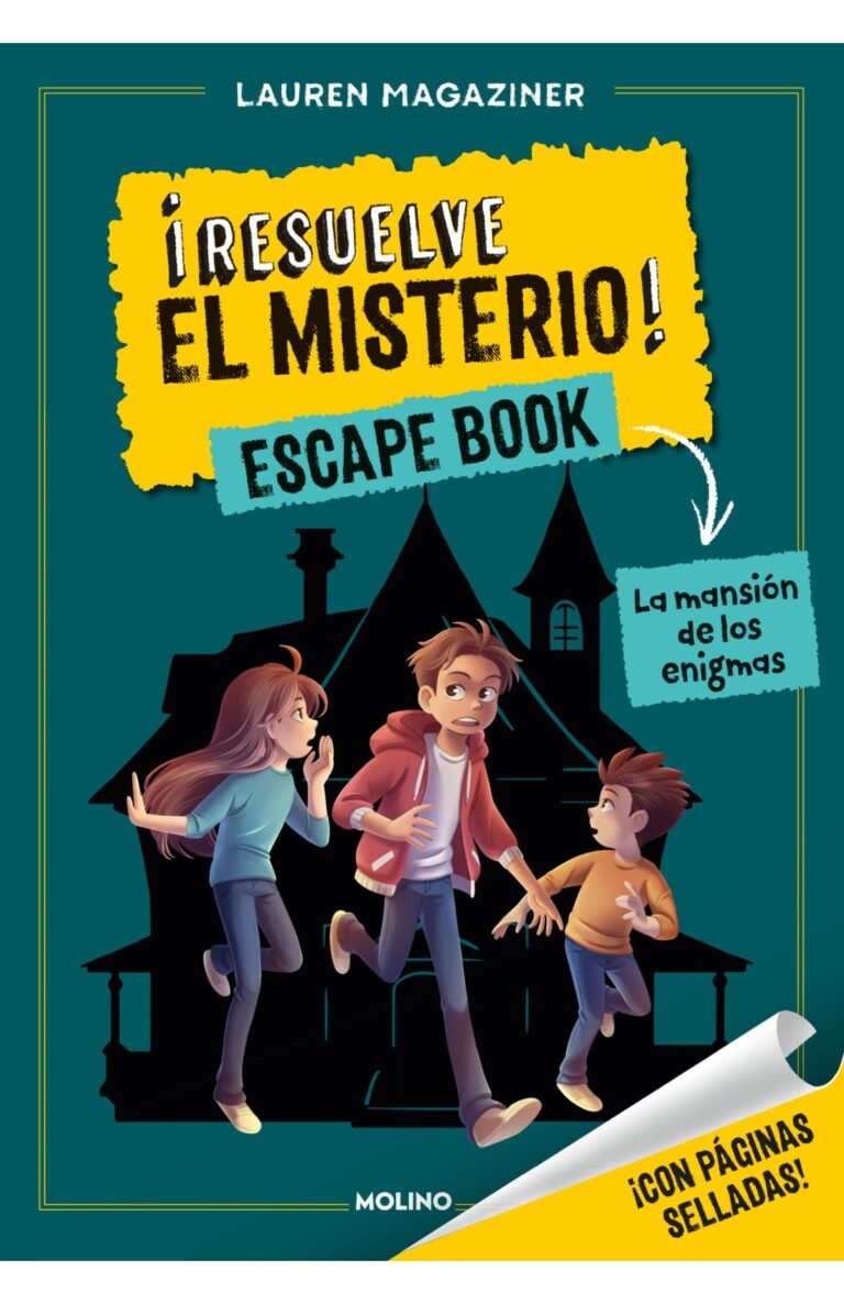 Portada de ¡Resuelve el misterio! Escape Book 1 - La mansión de los enigmas