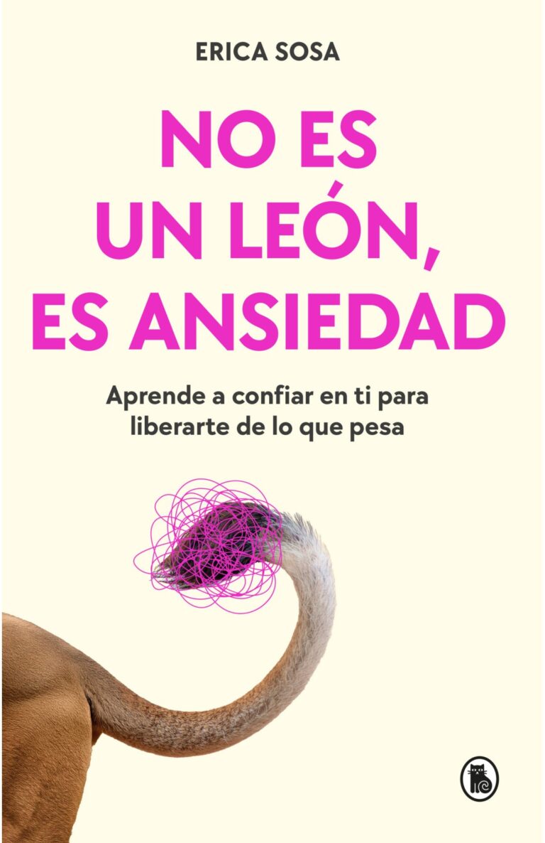Portada de No es un león, es ansiedad
