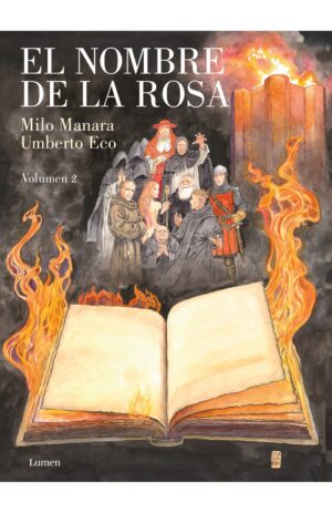 Portada de El nombre de la rosa (la novela gráfica) 2