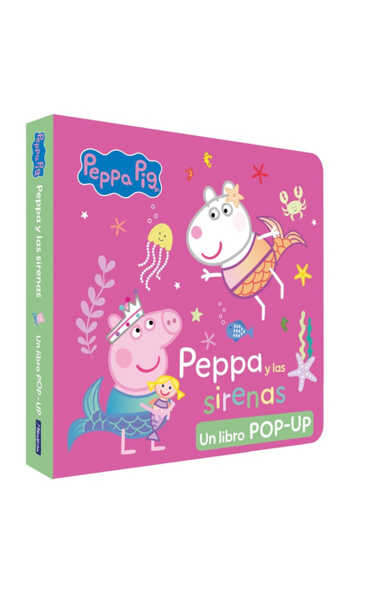 Portada de Peppa Pig. Libro Pop-Up - Peppa y las sirenas