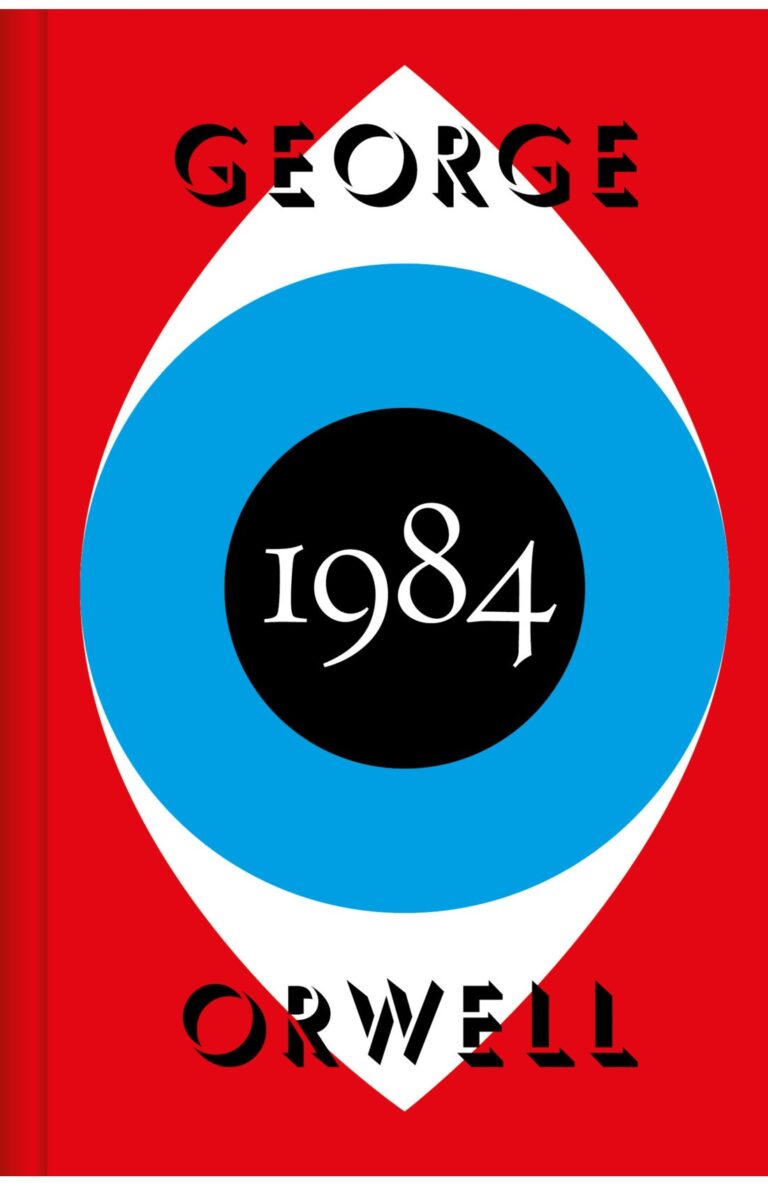 Portada de 1984 (edición definitiva avalada por The Orwell Estate) (edición con cantos tintados)