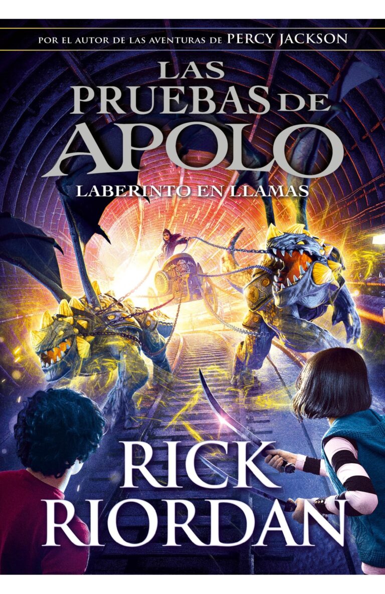 Portada de El laberinto en llamas (Las pruebas de Apolo 3)