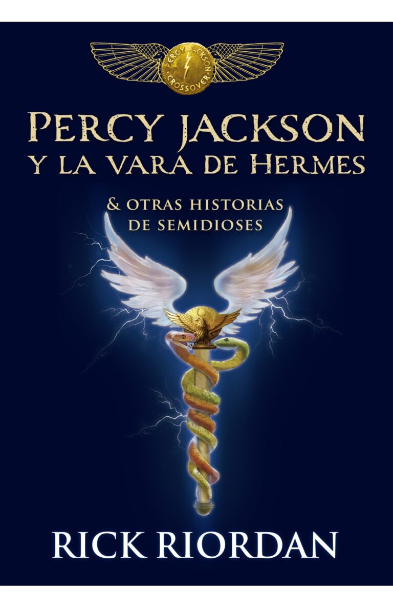 Portada de Percy Jackson y la vara de Hermes