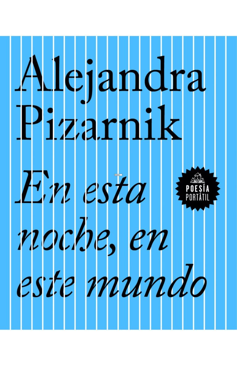 Portada de En esta noche, en este mundo (Poesía Portatil)
