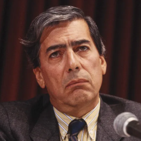 Retrato de Mario Vargas Llosa