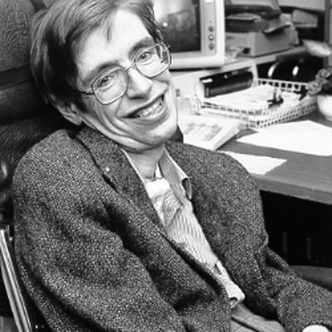 Retrato de Stephen Hawking